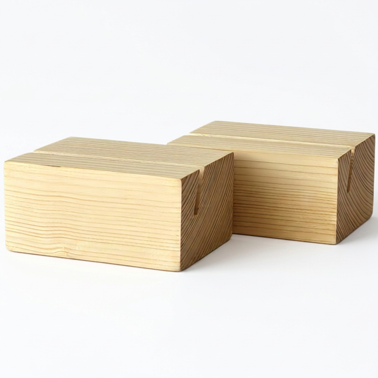 IOD Wood Block Stands (Pack of Two) by Iron Orchid Designs