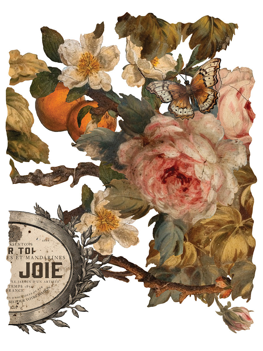 Joie Des Roses Transfer by IOD - Iron Orchid Designs @ The Painted Heirloom