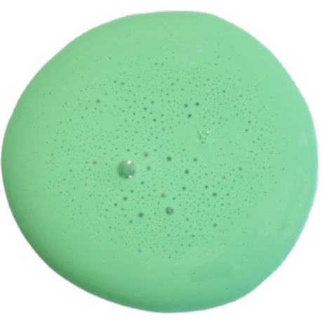 Julep by Old Fashioned Milk Paint, light green and non-toxic, in a round puddle on white background.