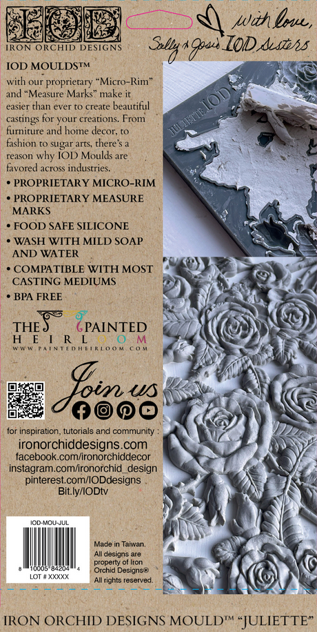 I.O.D. Juliette Mould by IOD - Iron Orchid Designs Summer 2023 @ The Painted Heirloom