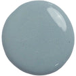 Round swatch of Kent by Old Fashioned Milk Paint in pale gray-blue, smooth with a soft reflective spot upper right.