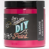 Kissing Booth DIY Paint by DIY Paint Co. in a jar with black lid and decorative label.