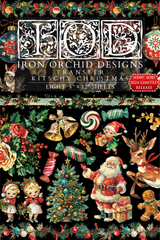 Kitschy Christmas Transfer (2024 Limited Release) by IOD - Iron Orchid Designs @ The Painted Heirloom