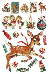 Kitschy Christmas Transfer (2024 Limited Release) by IOD - Iron Orchid Designs @ The Painted Heirloom