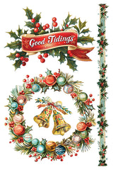 Kitschy Christmas Transfer (2024 Limited Release) by IOD - Iron Orchid Designs @ The Painted Heirloom