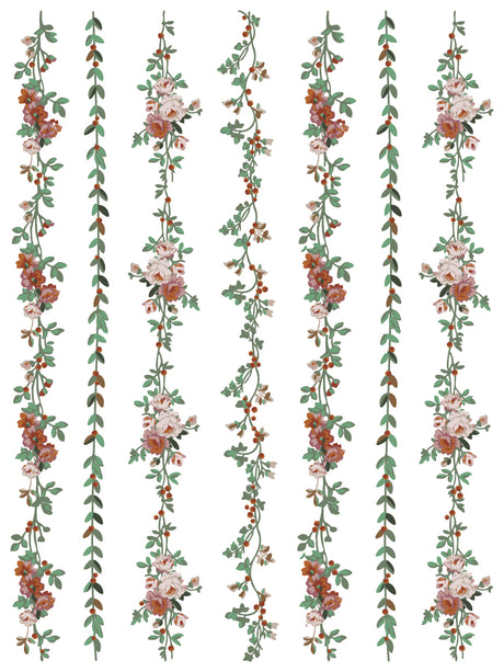 La Folie Paint Inlay by I.O.D. featuring French folk art style with floral vine design.