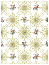 Lattice Rose Paint Inlay by (Limited Release) IOD - Iron Orchid Designs @ The Painted Heirloom