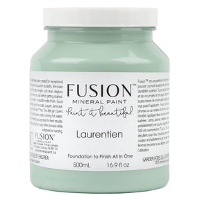 500mL Laurentien Fusion Mineral Paint (Seasonal) jar with white label and black text.