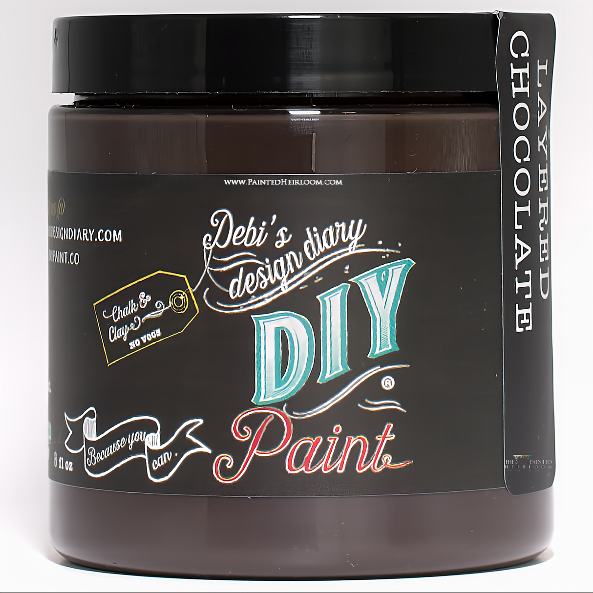 Layered Chocolate DIY Paint @ The Painted Heirloom