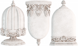 Les Cloches Mould by IOD – Iron Orchid Designs for creating classic decorative reliefs.