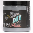 DIY Paint Co. Letterpress Grey DIY Paint jar with colorful label and black lid.