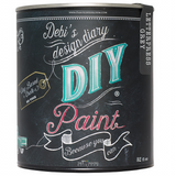 DIY Paint Co. Letterpress Grey DIY Paint, 32oz container with chalkboard-style label.