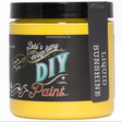 DIY Paint Co. Liquid Sunshine DIY Paint in a yellow jar with black lid and eco-friendly label.