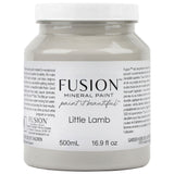 Little Lamb Fusion Mineral Paint 500mL jar with label, matte finish formula.