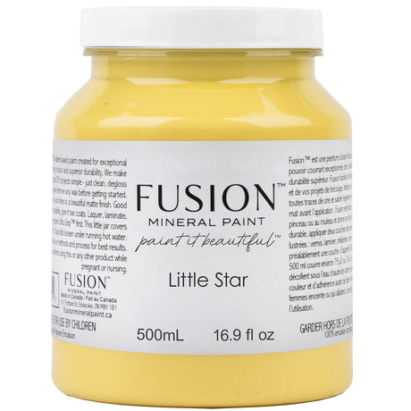 500mL jar of Little Star Fusion Mineral Paint (Seasonal), matte acrylic, labeled with brand and color name.