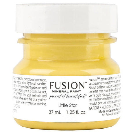 Fusion Little Star Fusion Mineral Paint, 37 mL, seasonal all-in-one acrylic with matte finish.