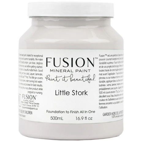 Fusion Mineral Paint Little Stork Mineral Paint Limited Release, 500mL all-in-one acrylic furniture paint, 16.9 fl oz.