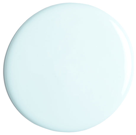 Round pale blue Little Teapot Fusion Mineral Paint (Seasonal) swatch with glossy finish on white background.