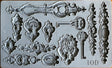 IOD Lock and Key Mould with 13 ornate designs for I.O.D. DIY crafts by Iron Orchid Designs.