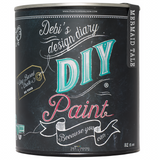 32 fl oz can of Mermaid Tale DIY Paint by DIY Paint Co., eco-friendly, with chalkboard-style label design.
