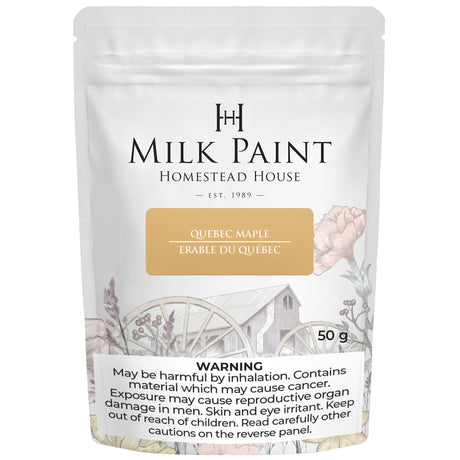 Fusion Mineral Paint Milk Paint Wood Stain, 50g bag, Quebec Maple.