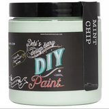 DIY Paint Co. Mint Chip DIY Paint in a jar with a black label and white screw-on lid.
