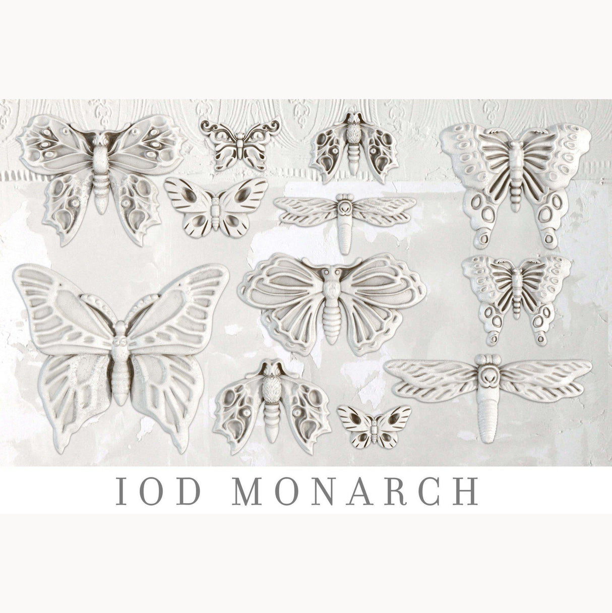 Monarch Decor Mould by IOD - Iron Orchid Designs @ Painted Heirloom