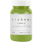 Moss Alchemy Paint by Fusion Mineral Paint, limestone and chalk-style furniture paint blend in a bottle.