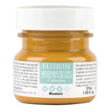 37ml jar of Mustard Fusion Mineral Paint by Fusion Mineral Paint for furniture projects.