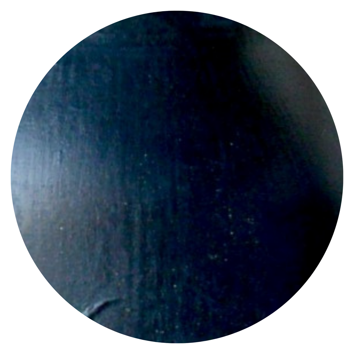 Navy Blues – Sweet Pickins Milk Paint by Old Fashioned Milk Paint; dark, smooth, subtly textured circular finish.