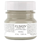 Fusion Mineral Paint 37 mL jar in Newell (sage green) with a white lid and label.