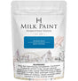 50g Homestead House Ocean Milk Paint in blue with health warnings shown at the bottom of the package.