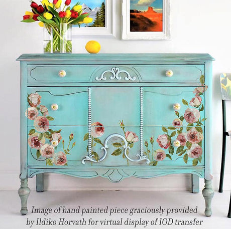 Painterly Florals Decor Transfer Set by IOD - Iron Orchid Designs @ Painted Heirloom