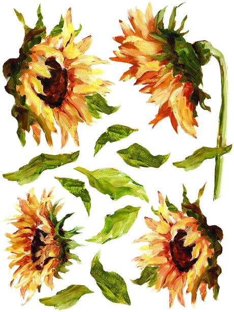 Painterly Florals Decor Transfer Set by IOD - Iron Orchid Designs @ Painted Heirloom