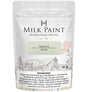 50g Parlour Milk Paint by Homestead House, floral, barn, and wagon art on label; safety warning at bottom.