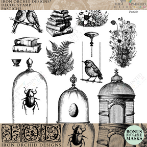 Pastiche Stamp by IOD - Iron Orchid Designs-The Painted Heirloom