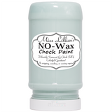Miss Lillian’s Paint Patina No-Wax Chock Paint jar in light green.