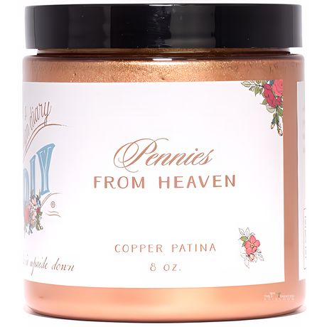 Pennies from Heaven DIY Paint Copper Liquid Patina @ The Painted Heirloom