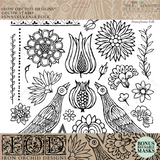 Pennsylvania Folk Stamp by IOD - Iron Orchid Designs @ The Painted Heirloom