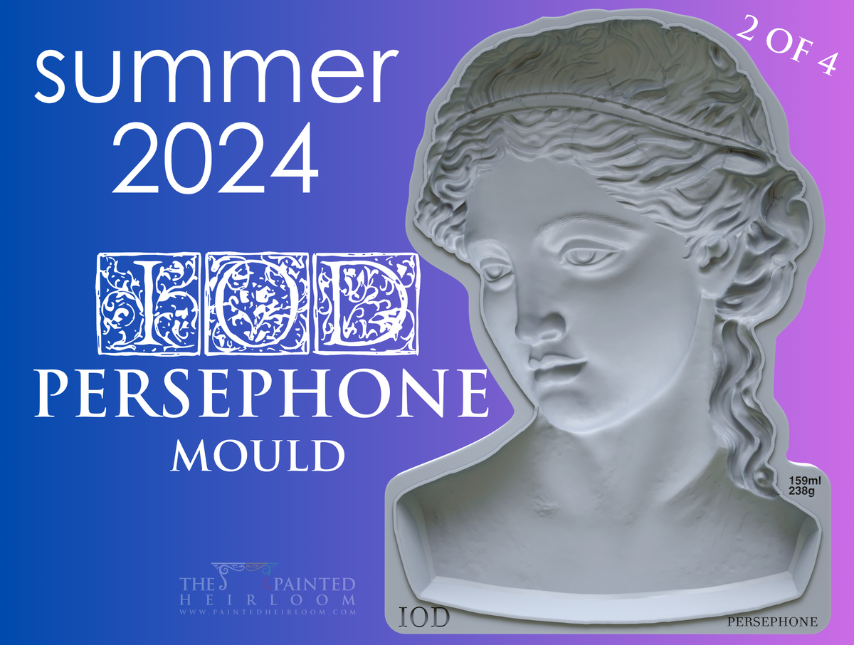 Persephone Mould by IOD, Iron Orchid Designs, Summer 2024 release.