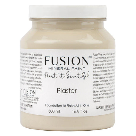 500 mL Fusion Mineral Paint, color Plaster, matte beige all-in-one acrylic paint.