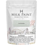 50g PotPourri Milk Paint by Homestead House with bonding tips and health warnings on the package bottom.