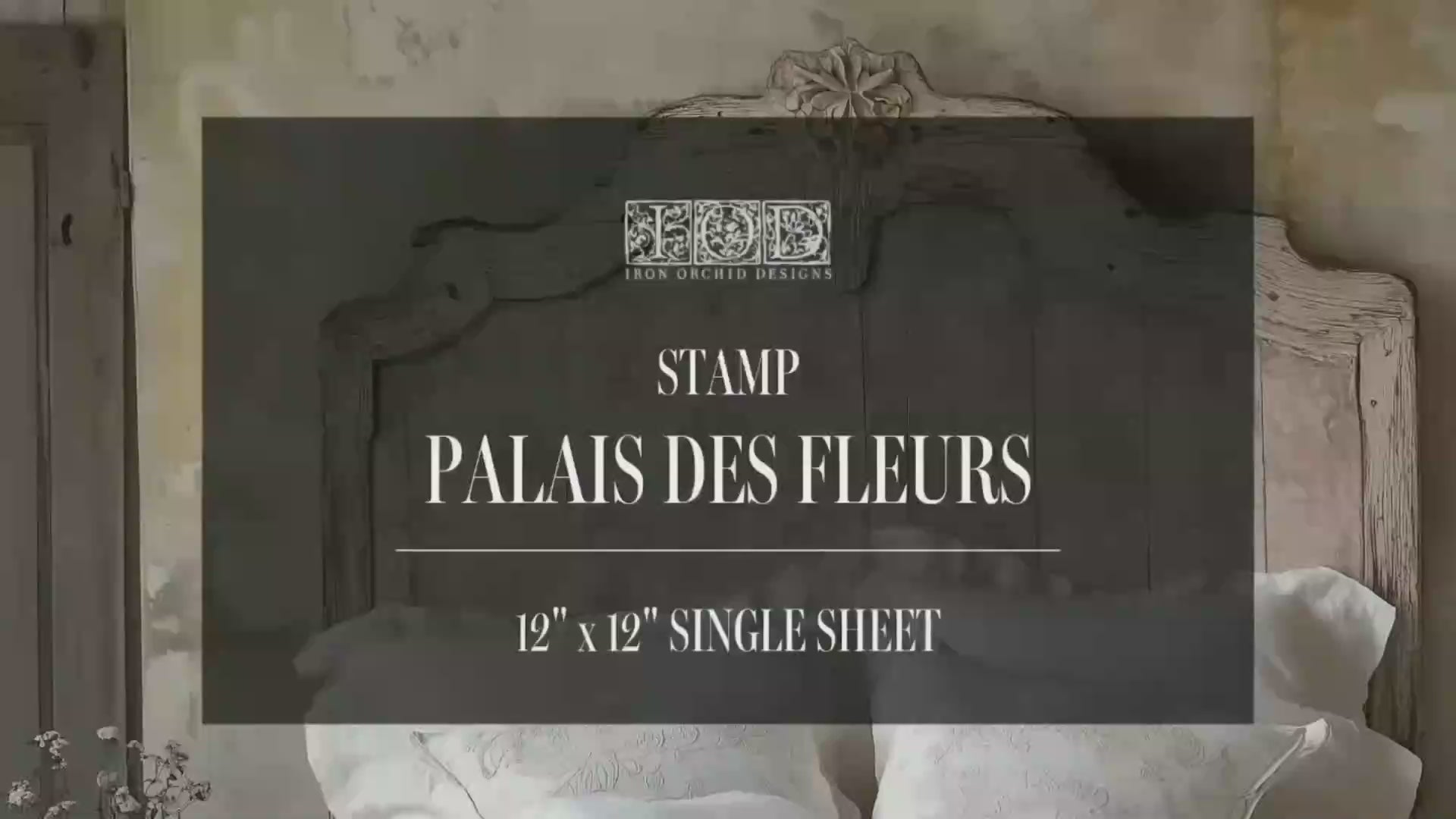 IOD Palais des Fleurs Stamp by Iron Orchid Designs @ The Painted