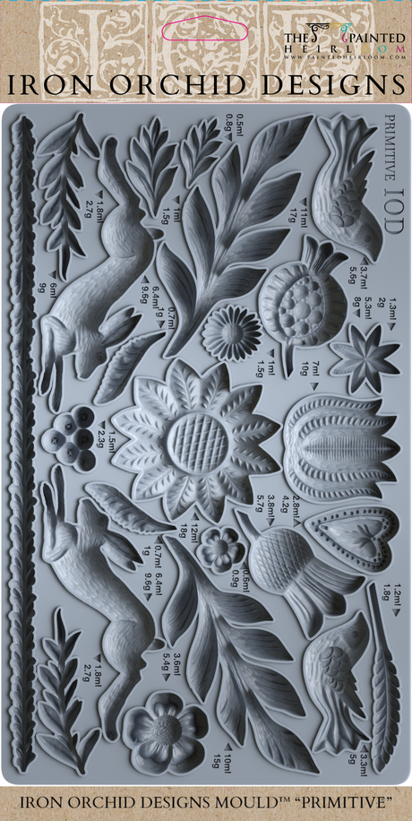 I.O.D. Primitive Mould by IOD - Iron Orchid Designs Summer 2023 @ The Painted Heirloom