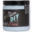 Jar of DIY Paint Co. Prom Queen paint, clay and chalk based, with black and teal label.