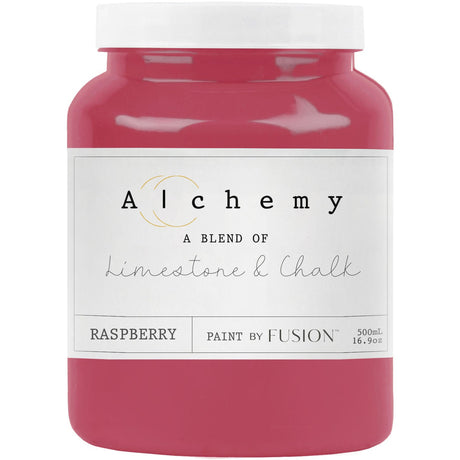 Fusion Mineral Paint Raspberry Alchemy, chalk-style furniture paint, 500ml jar.