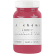 Fusion Mineral Paint Raspberry Alchemy chalk-style paint in a red jar with white lid.