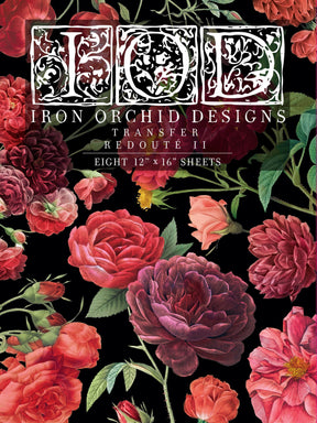 Redouté II Transfer by IOD - Iron Orchid Designs-The Painted Heirloom