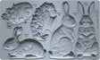 Les Lapins Mould by IOD - Iron Orchid Designs-The Painted Heirloom