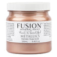 Fusion Mineral Paint Rose Gold Metallic, 250ml jar with white label featuring English and French text.